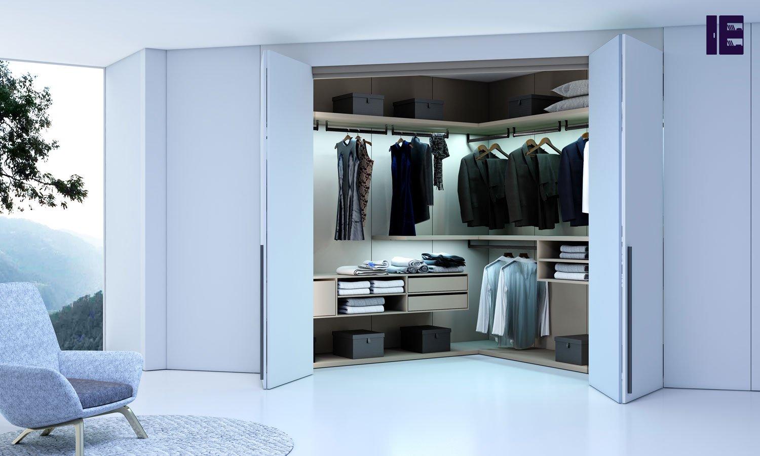Bifold Wardrobe Doors | Bifold Doors Closet | Folding Wardrobe Doors