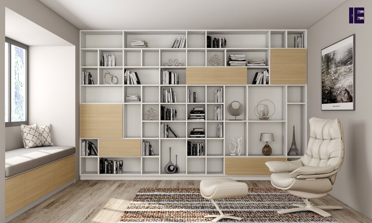 Book Cabinet | Desktop Bookshelf | Floating Bookshelf