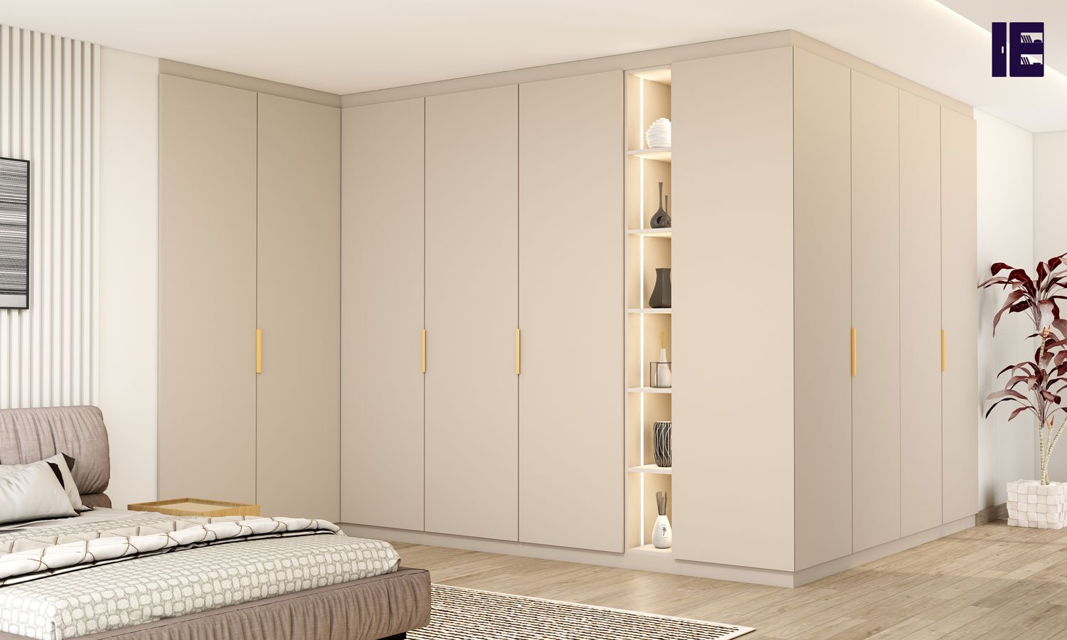 Fitted UK Corner Wardrobes for Sale | Corner Wardrobe