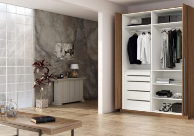 Fitted-wardrobe-with-pocket-door-system-in-walnut-wood-finish_1-1