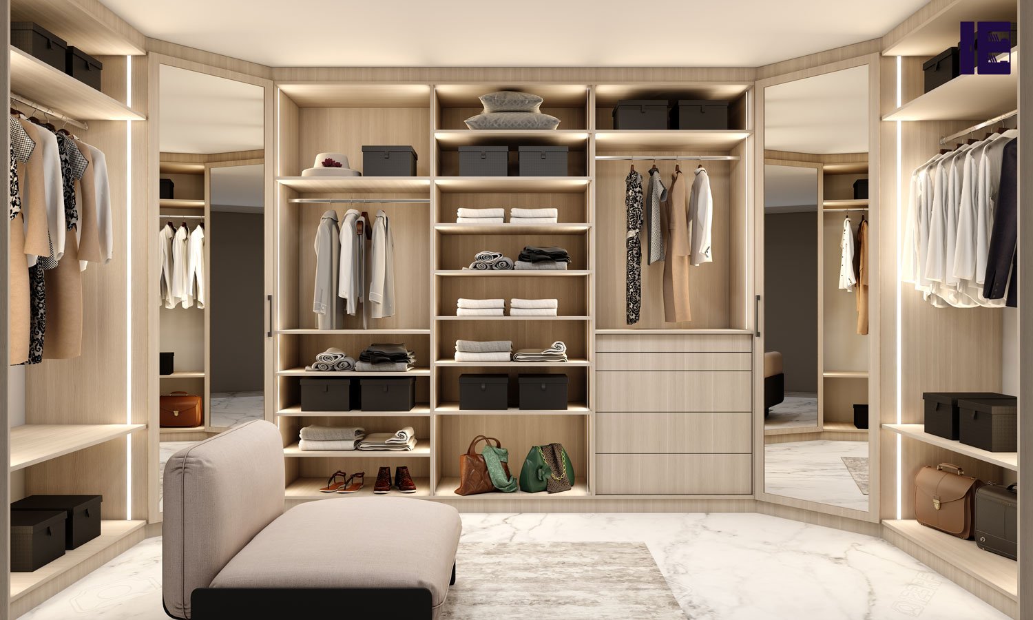 Walk in Wardrobes | Small Wardrobes | Contemporary Wardrobes