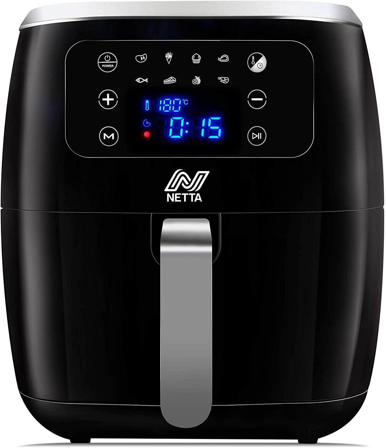6L Digital Air Fryer Large Family Size With Non-Stick Frying Tray