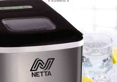 Netta Electric Fast Ice Maker Machine for Home