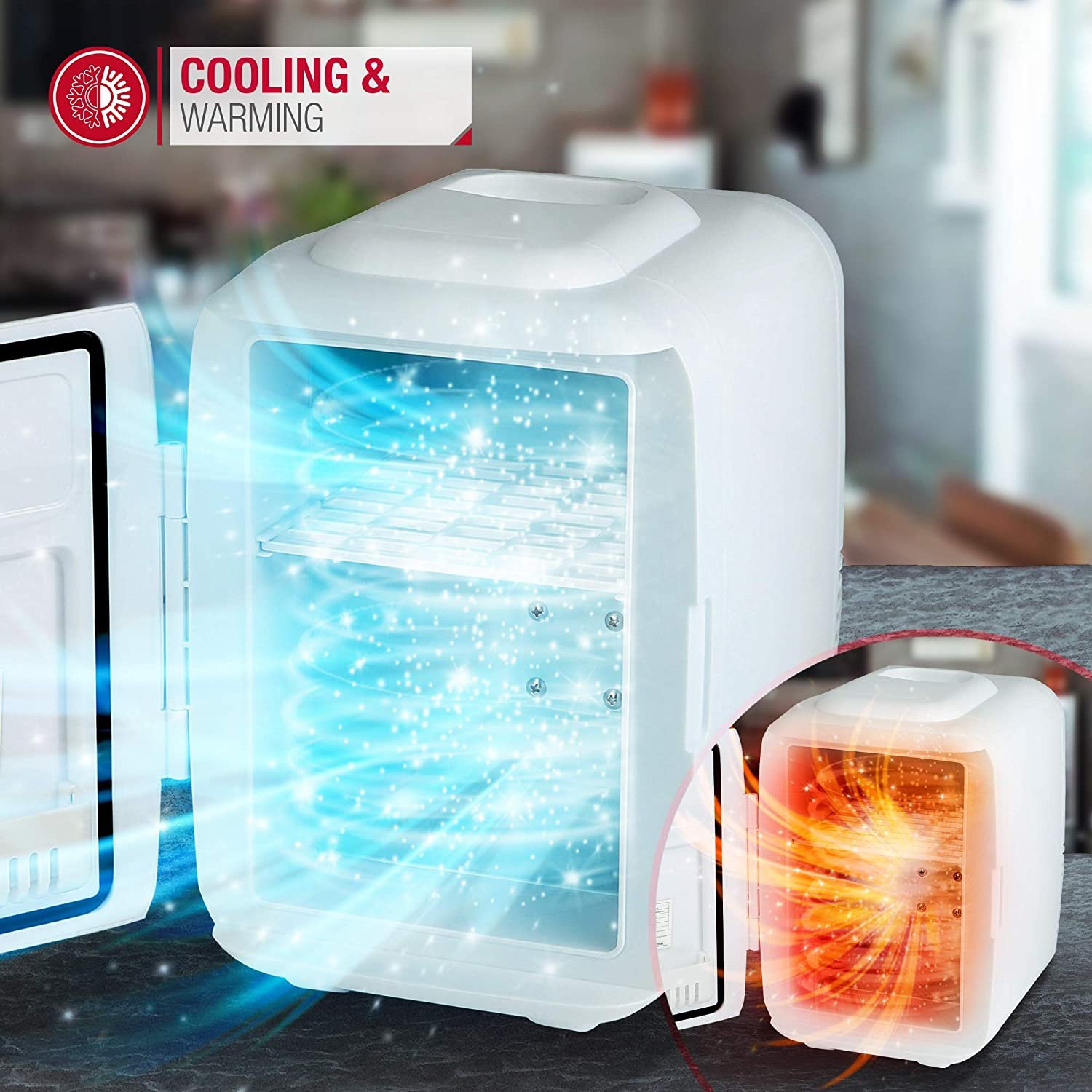 5L Mini Fridge Portable For Car, Office Or Home