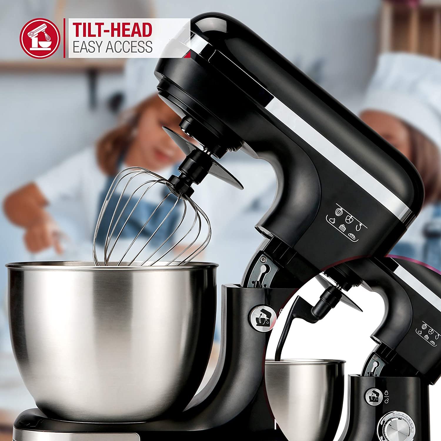 5L Stainless Steel Stand Mixer For everyday or professional use