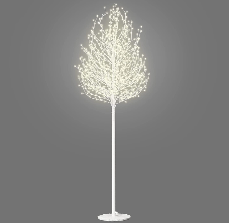 Birch Twig Pre-lit Micro Dot Christmas Tree With LED Light