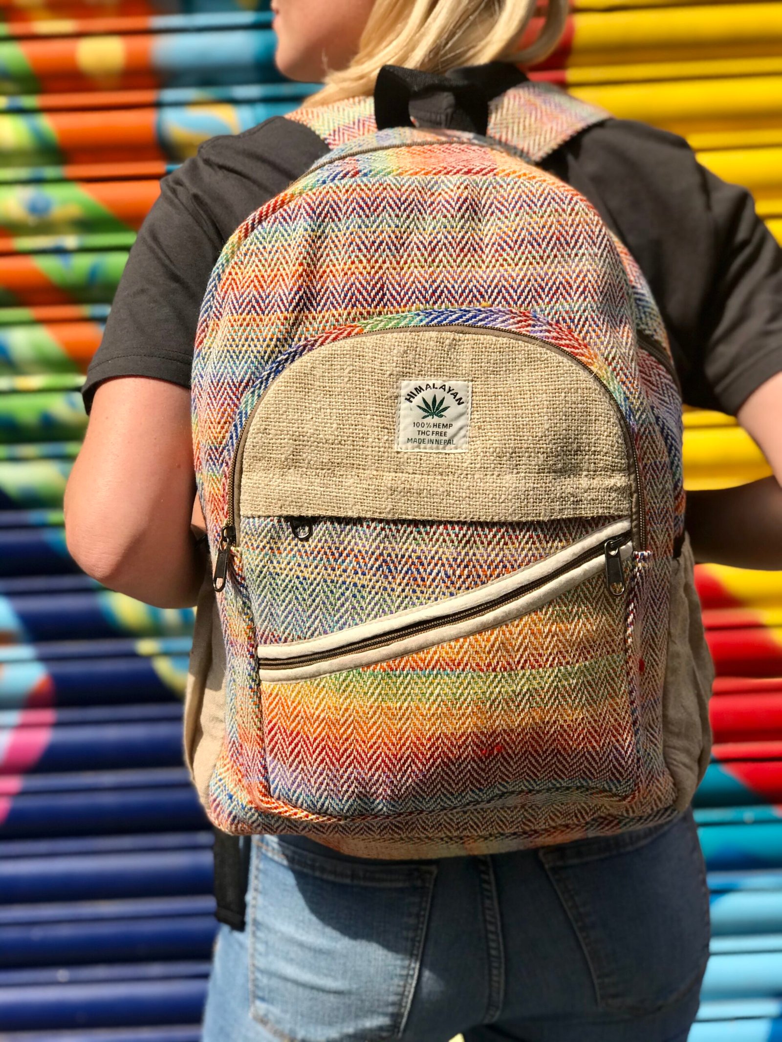 Large & Small Hemp Backpacks UK