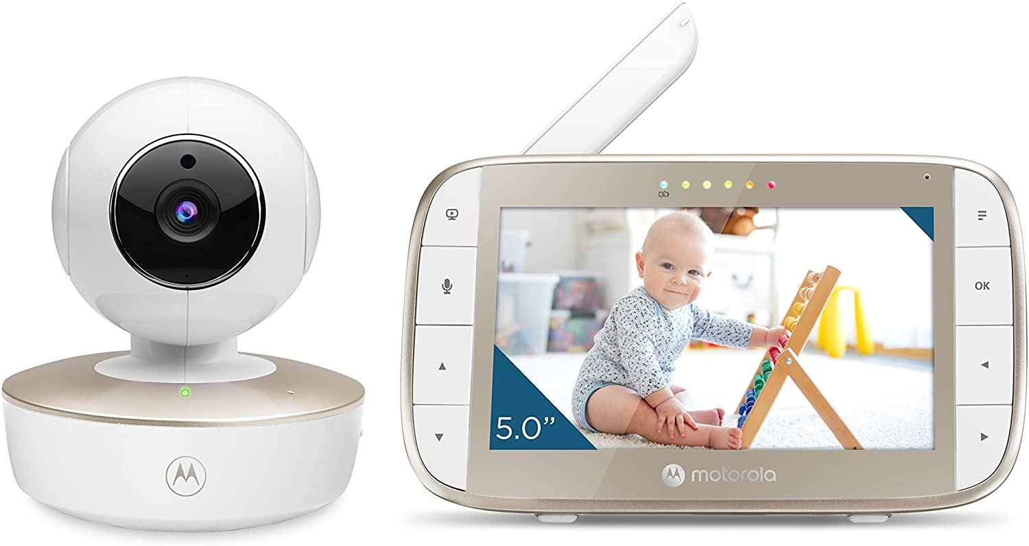 Motorola MBP50 Video Baby Monitor Night Vision with 5 Inch Screen