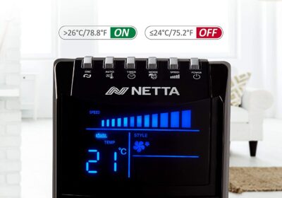 NETTA 44 Inch Tower Fan Oscillating with Remote Control