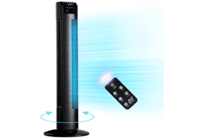 NETTA Tower Oscillating Fan LED Display with Remote Control