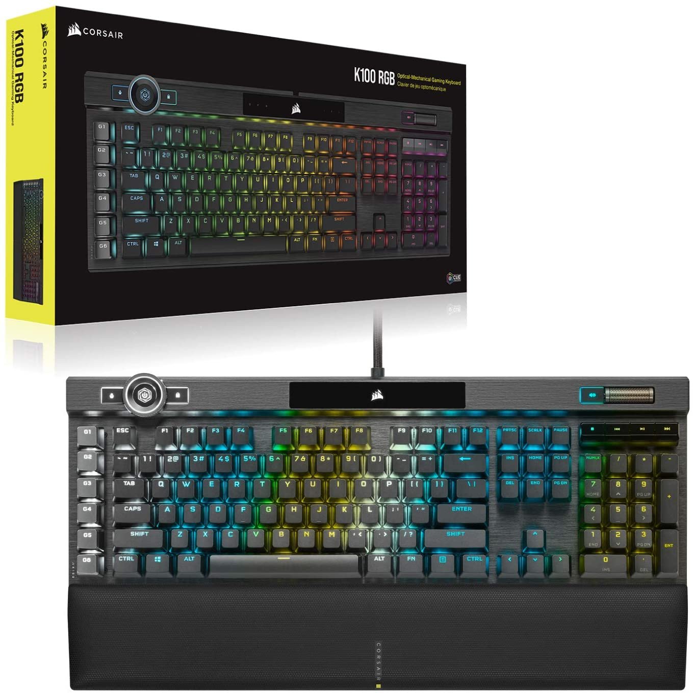 Corsair K100 RGB Optical-Mechanical Gaming Keyboard UK