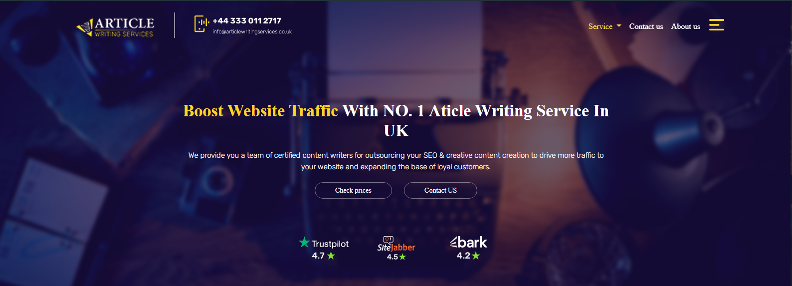 Article Writing Services UK