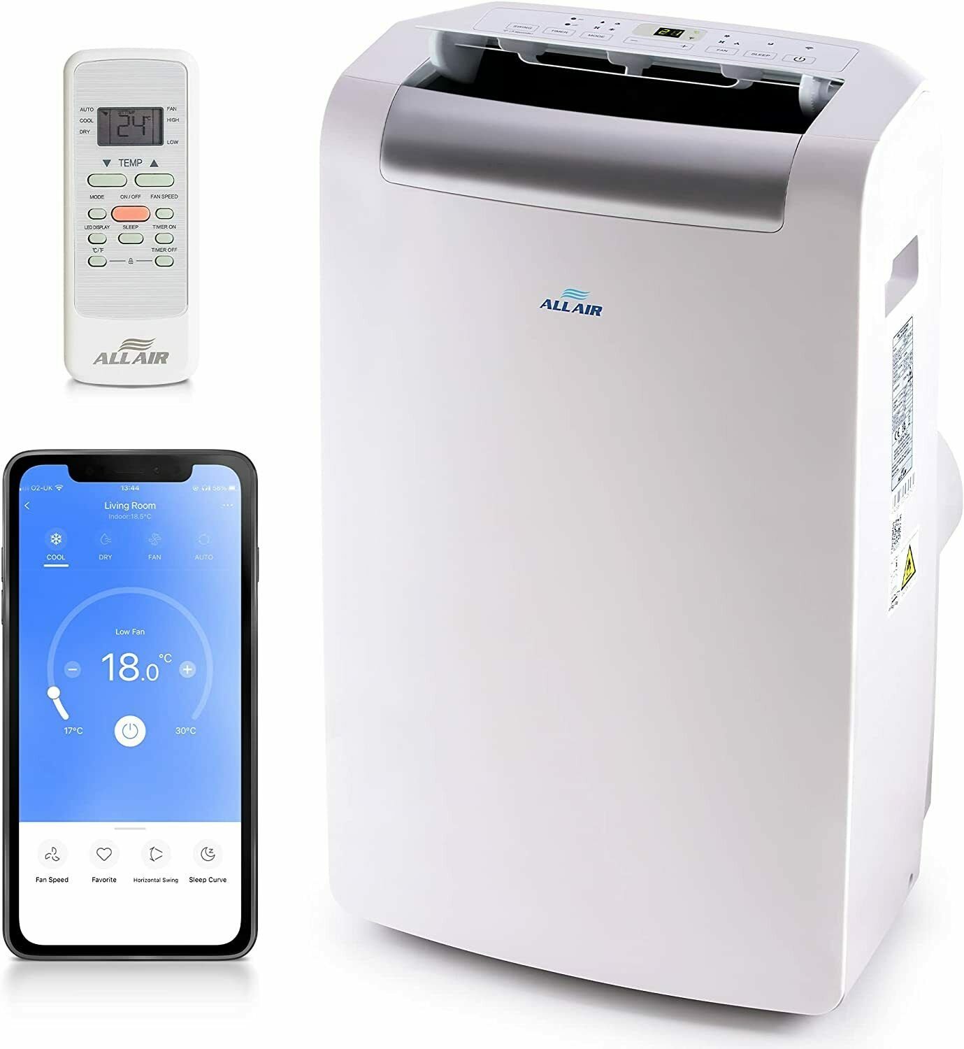ALLAIR Portable Air Conditioner Unit 5000-8000-12000BTU
