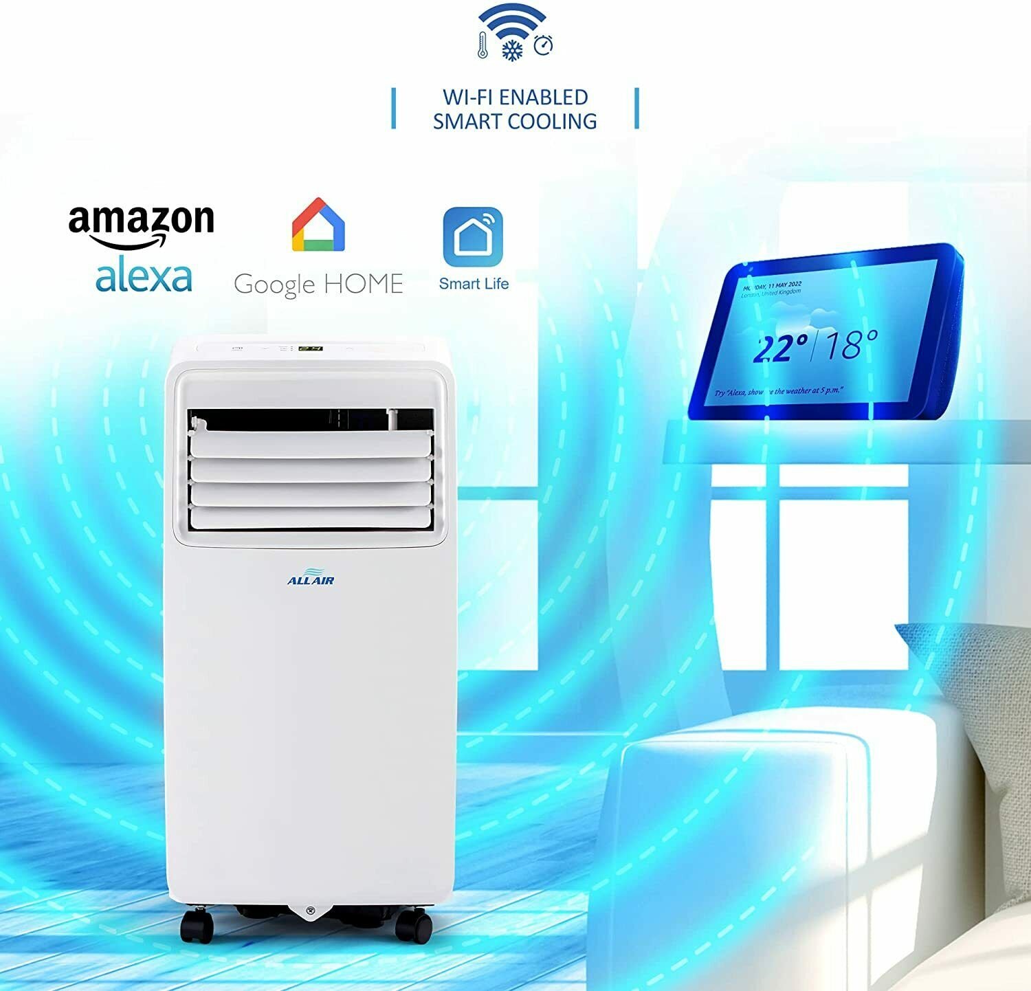 ALLAIR Portable Air Conditioner Unit 5000-8000-12000BTU