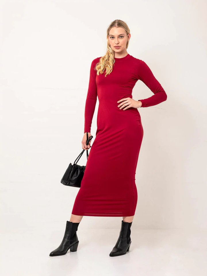 Red Jersey Bodycon Dress jubilee offer