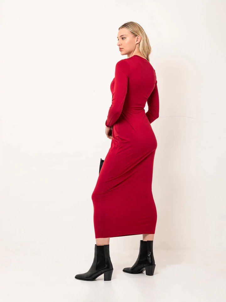 Red Jersey Bodycon Dress jubilee offer