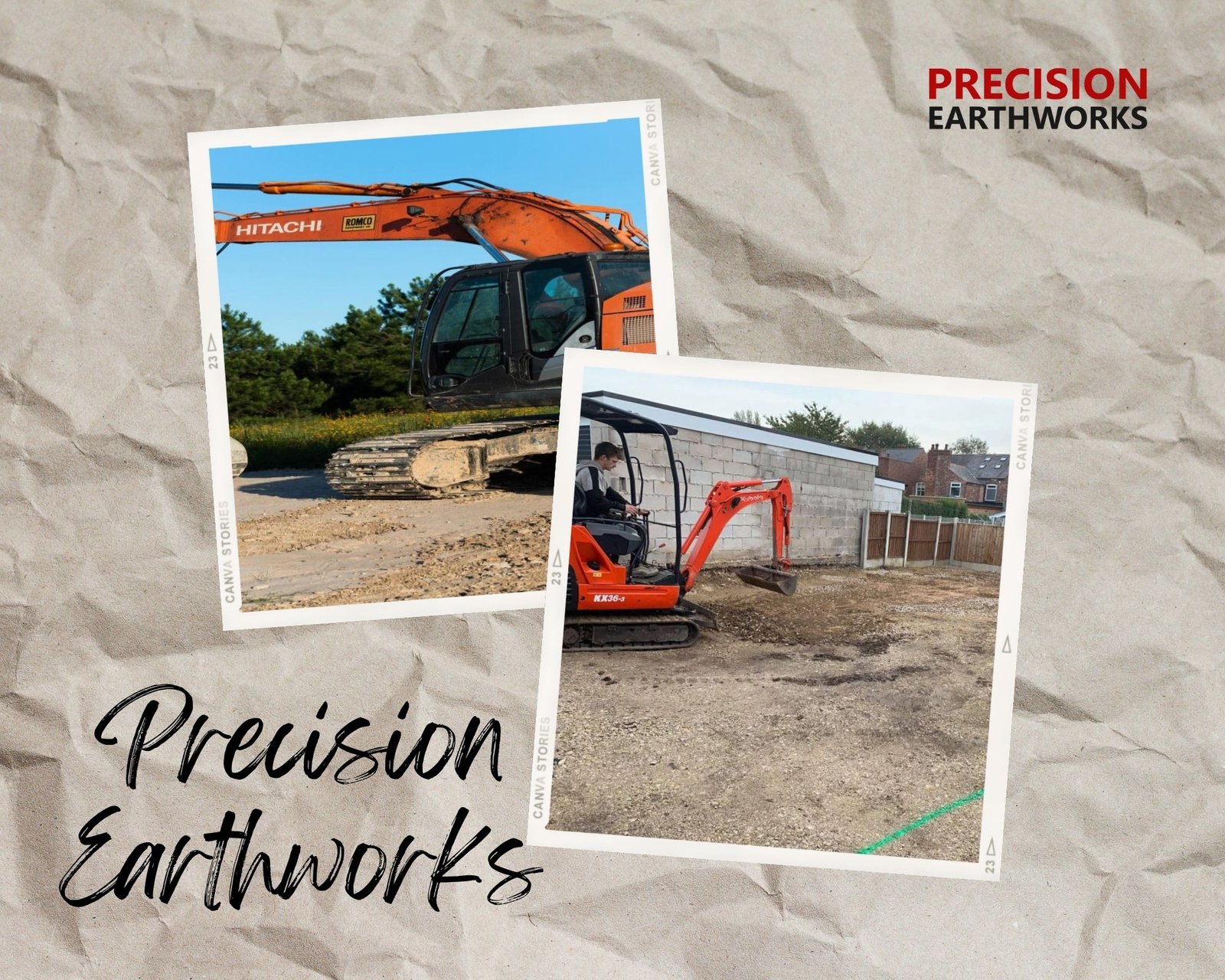 Affordable excavator hire in Nottinghamshire – Precision Earthworks