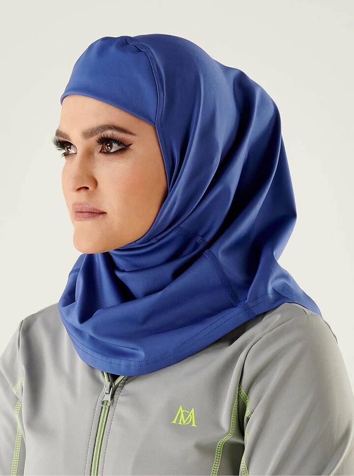 Navy Blue Sports Hijab UK