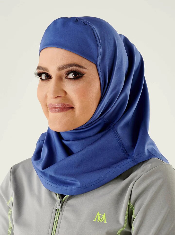 Navy Blue Sports Hijab UK