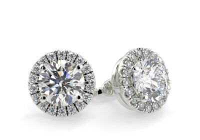 diamond-halo-earrings