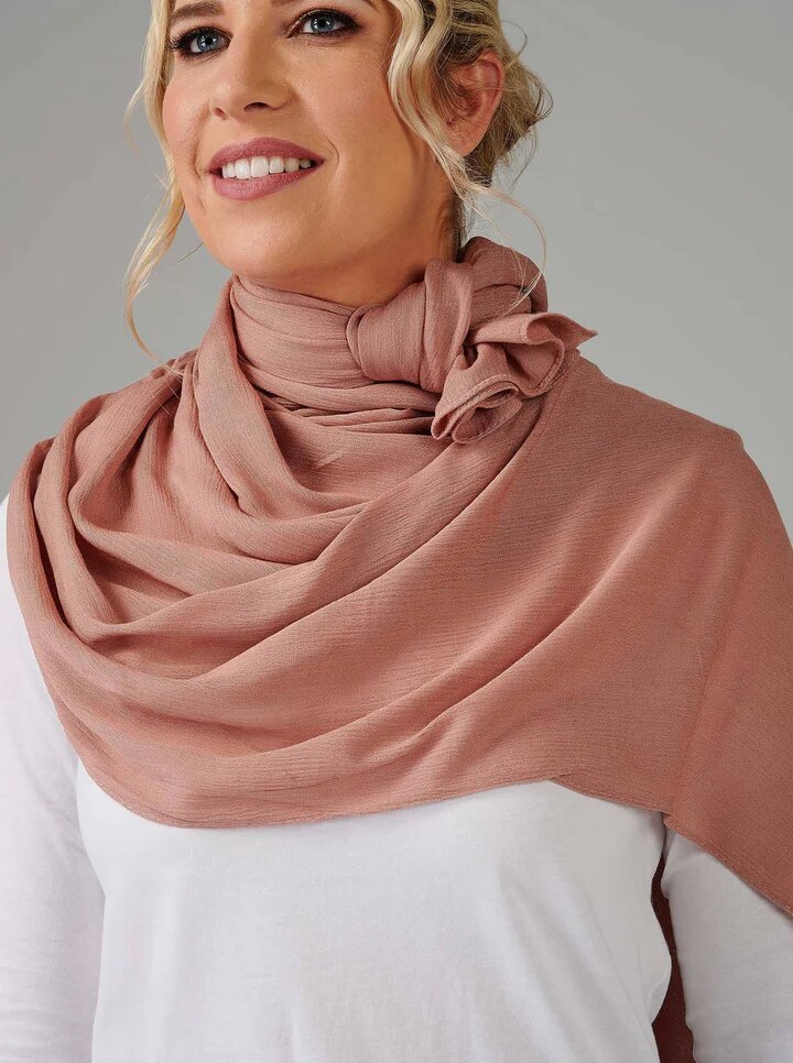 Buy Pink Rayon Scarf UK