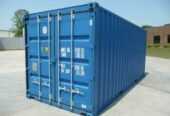 Shipping containers are available in 8ft, 10ft, 20ft, 30ft and 40ft