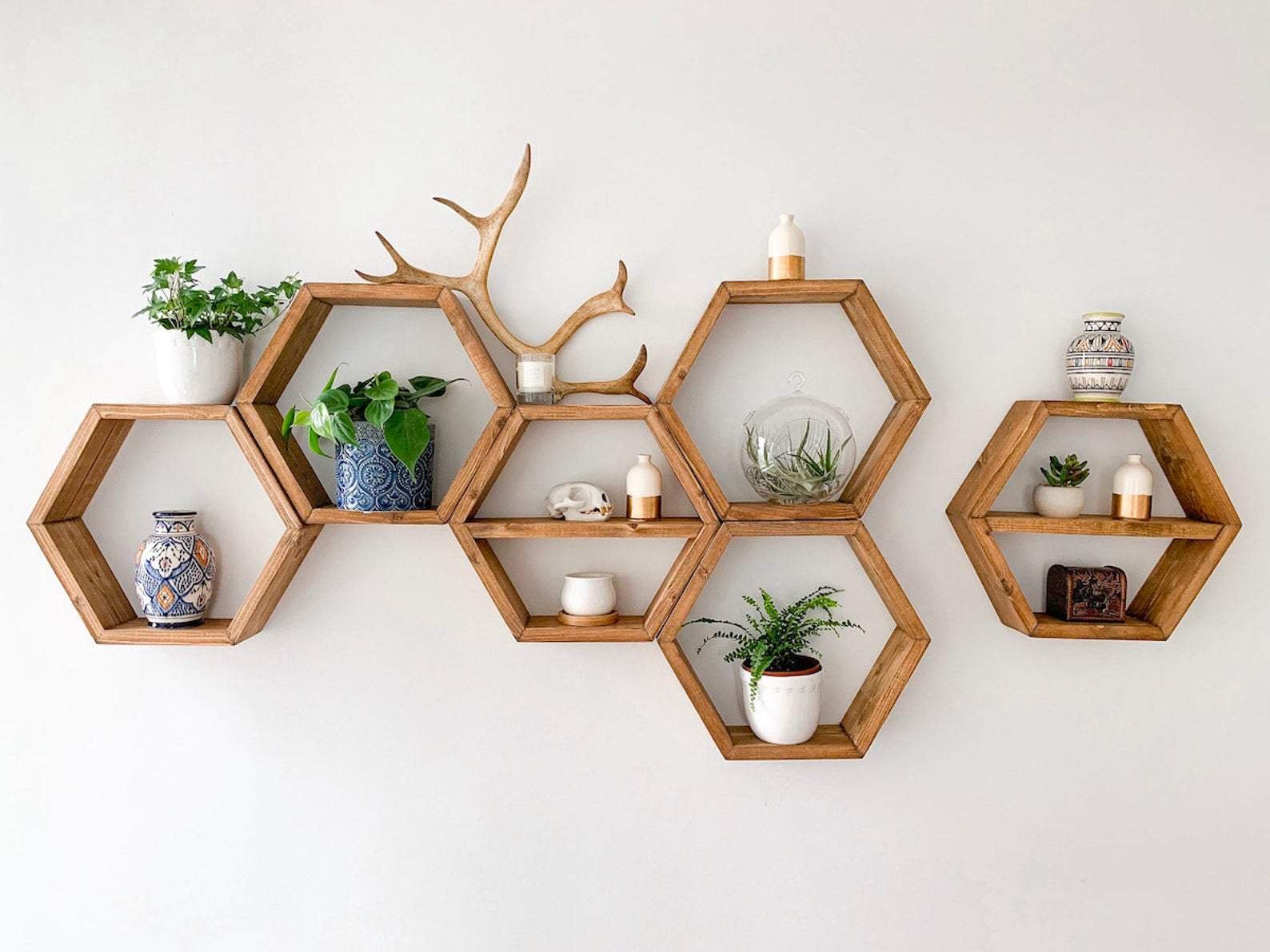 Honeycomb Wall Shelves