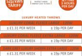 Wärmer Heated Throw – Luxury Coral Fleece