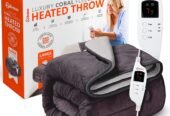 Wärmer Heated Throw – Luxury Coral Fleece