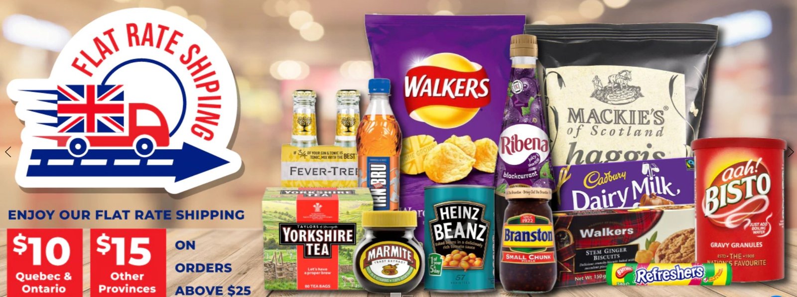 Largest Selection of British Products in Canada