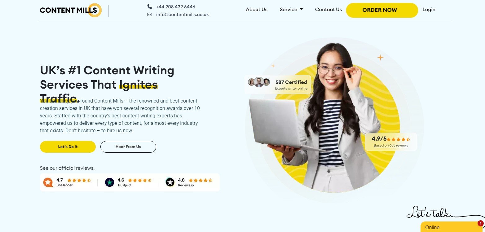 ContentMills – Content Writing Agency UK