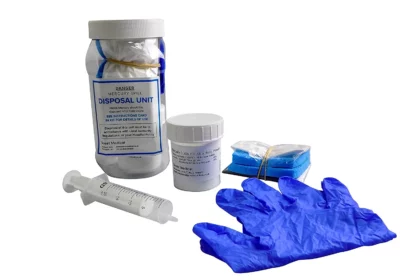 Treat accidents immediately with a mercury spillage kit.