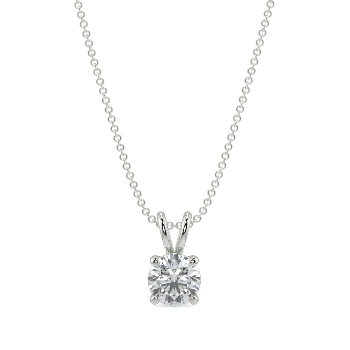 A Stunning Solitaire Diamond Pendant for Sale