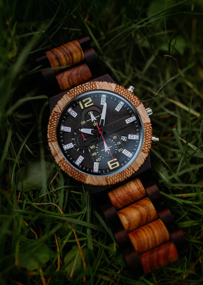 Geneva – Chronograph Wood Watch