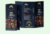 A3 Folded Menu | Leaflet Printing – A3 Takeaway Menu | MenuMa Print