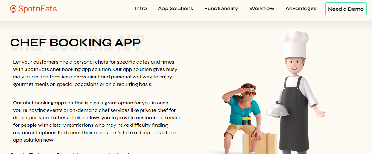 SpotnEats – Chef Booking App
