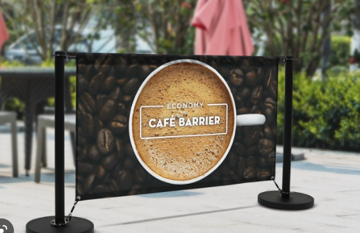Get High-Quality Shop Barrier Prints and Cafe Banners from Full Circle Print Ltd