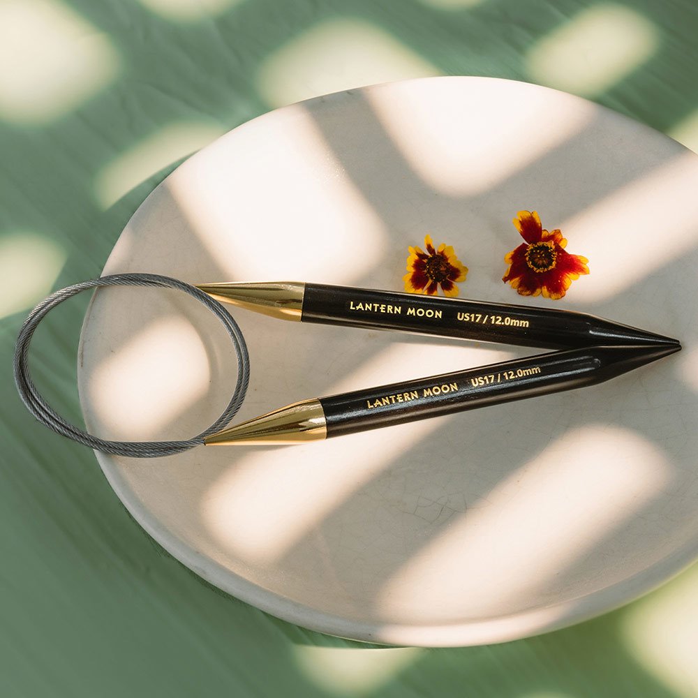 Wooden Handcrafted Knitting Needles from Lantern Moon