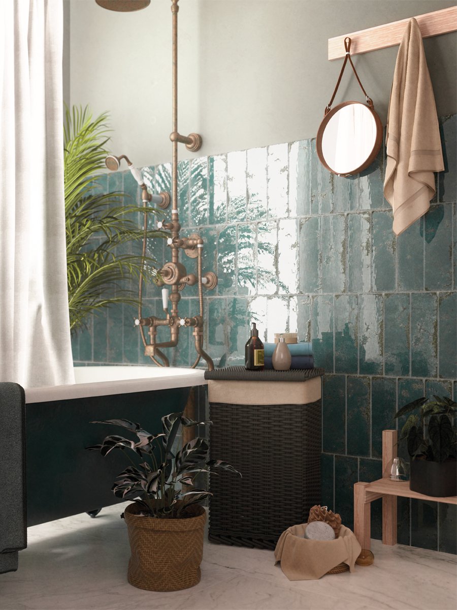 Brick Effect Floor Tiles for Exterior & Interior space