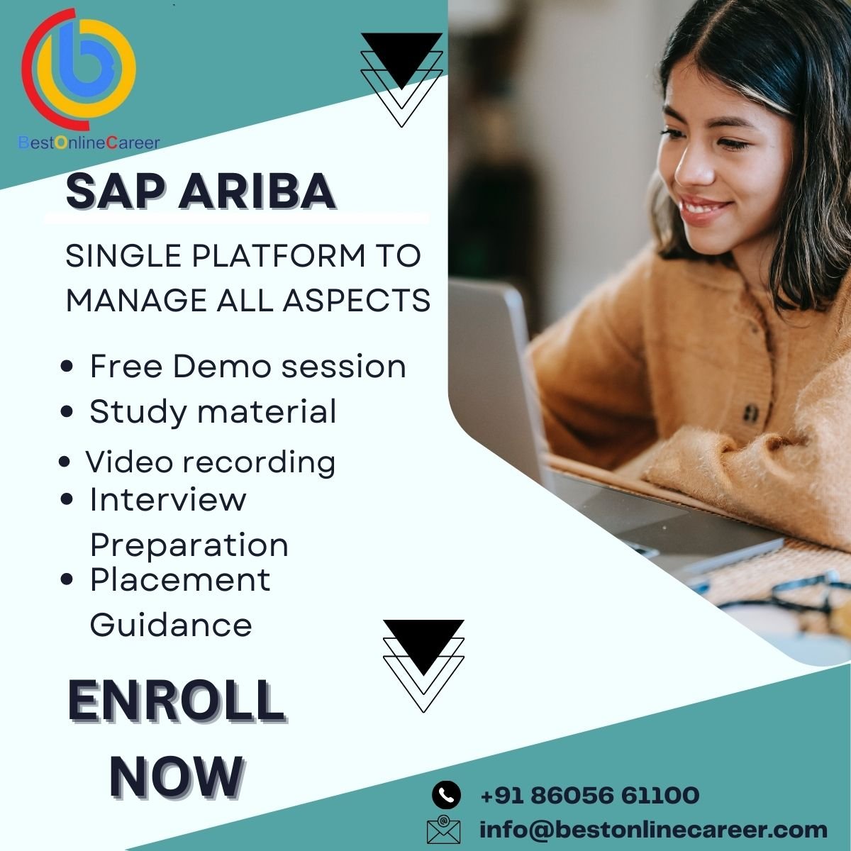 With Best Online Career, you can learn SAP Ariba online