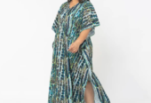 Tamsy Exclusive Printed Long Kaftan