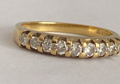 New 18ct Diamond Ring Uk J.5 / k