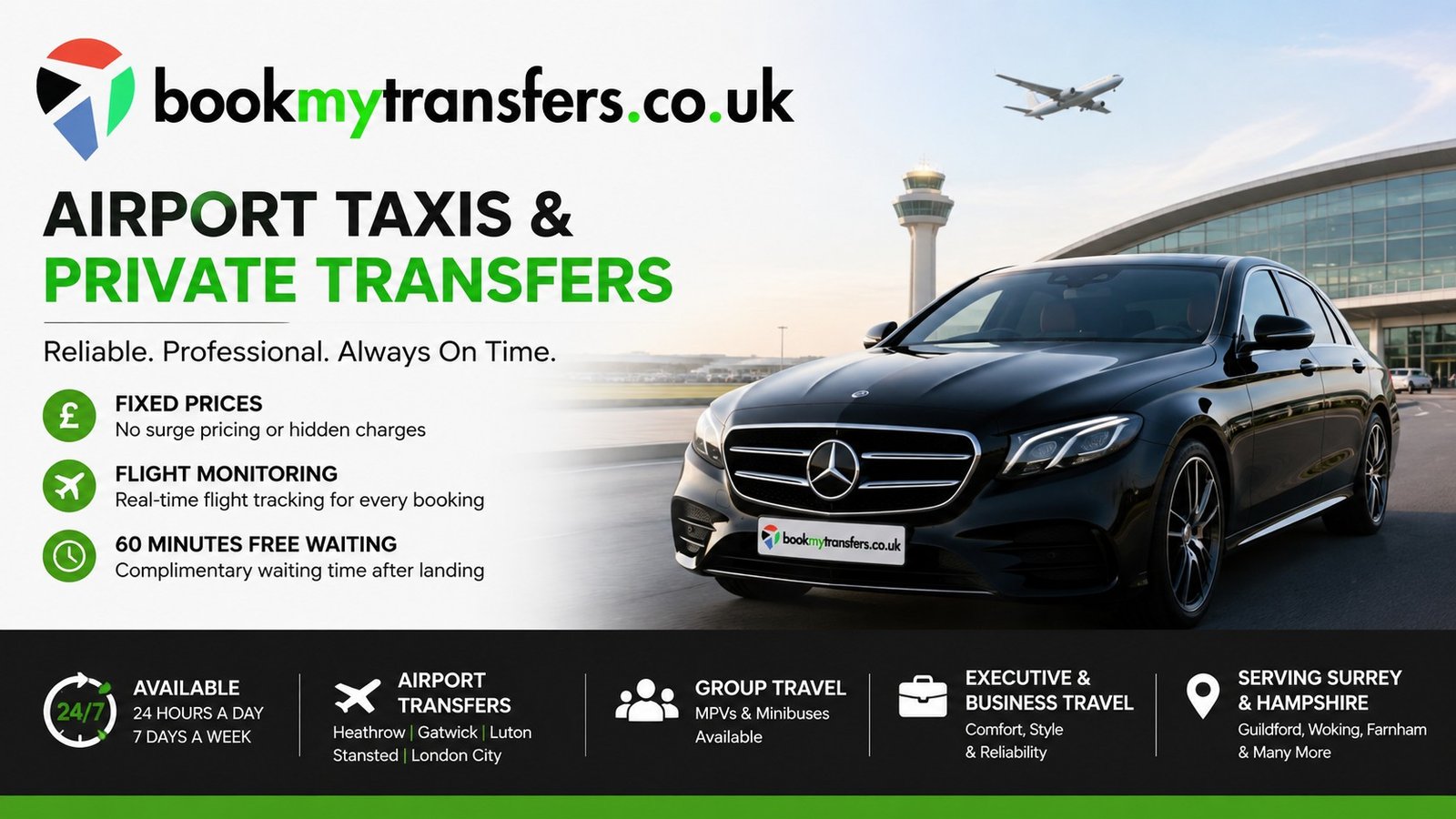 Book My Transfers – Airport Taxis & Private Transfers